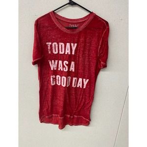 LYR&C Printed Tee Red Label Size XXL